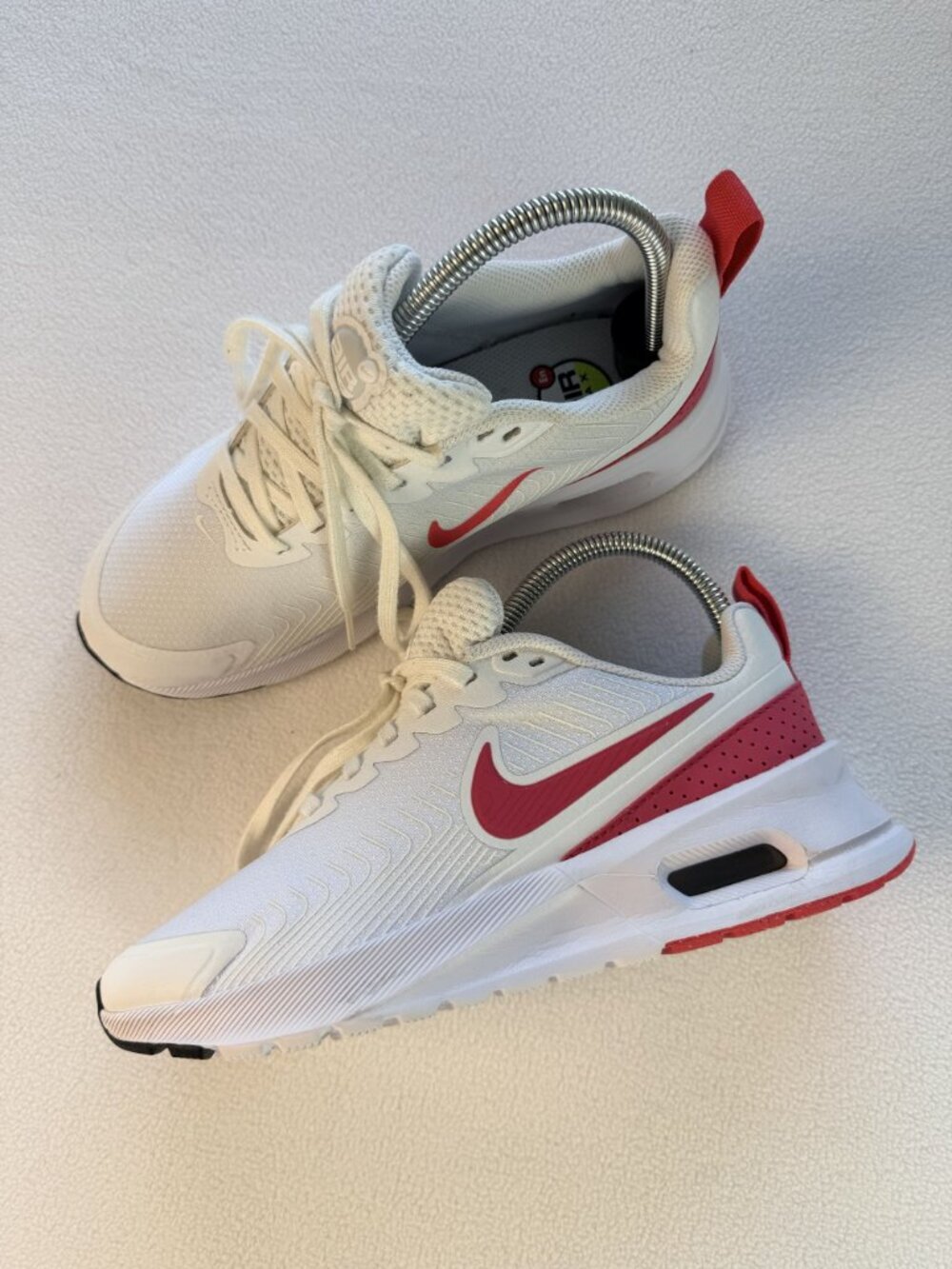 Nike Air Max INTRLK Lite Women US 6.5 White Pink Running Athletic Sneakers Shoes - Picture 11 of 16